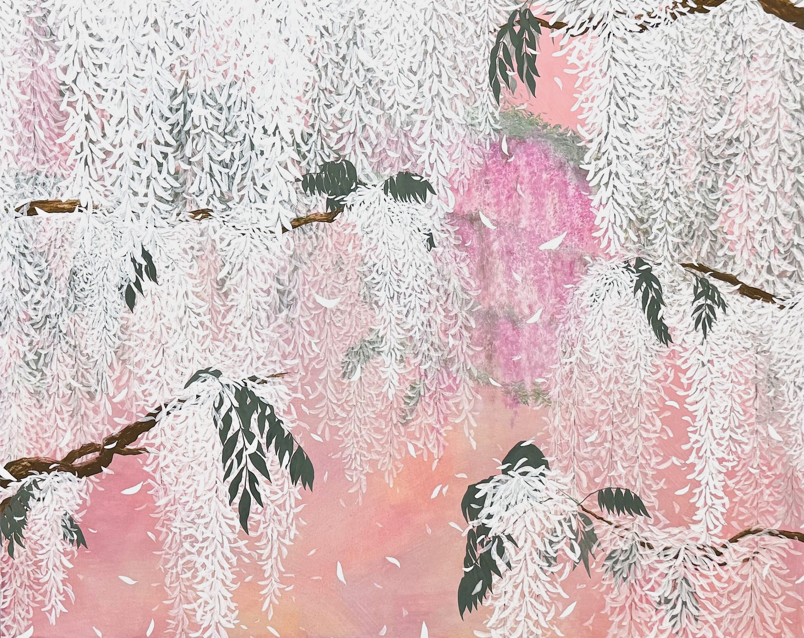 Maria Mitsumori- Morphsis II, Mineral painting